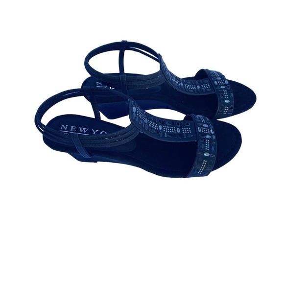 NWT New York Transit Friendship Heels Black Ladies 9  1/2 - Picture 9 of 15